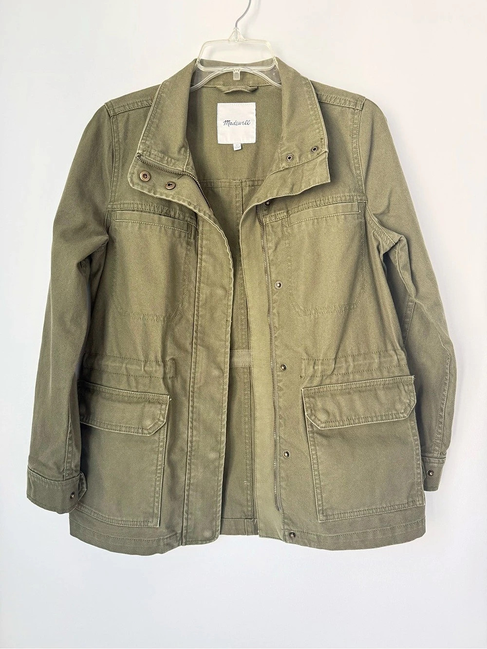 Madewell Fleet Jacket in the popular "Desert Olive" colorway